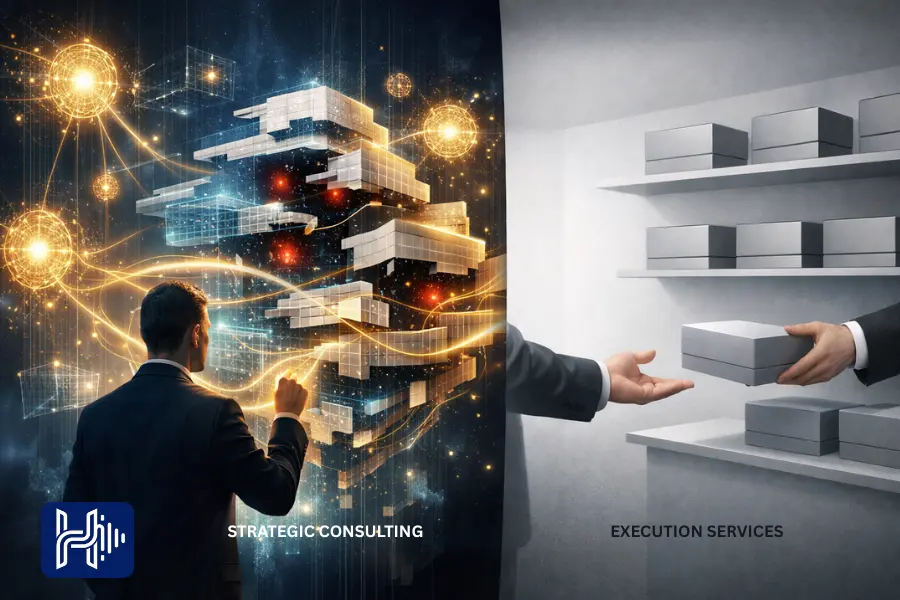 منهجية العمل الاستراتيجية التي تعتمدها الحلول الرقمية لتحسين الظهور في محركات البحث والذكاء الاصطناعي